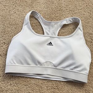 Adidas Women's White Sports Bra